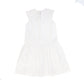 BE FOR ALL WHITE RUFFLE TRIM DRESS [FINAL SALE]