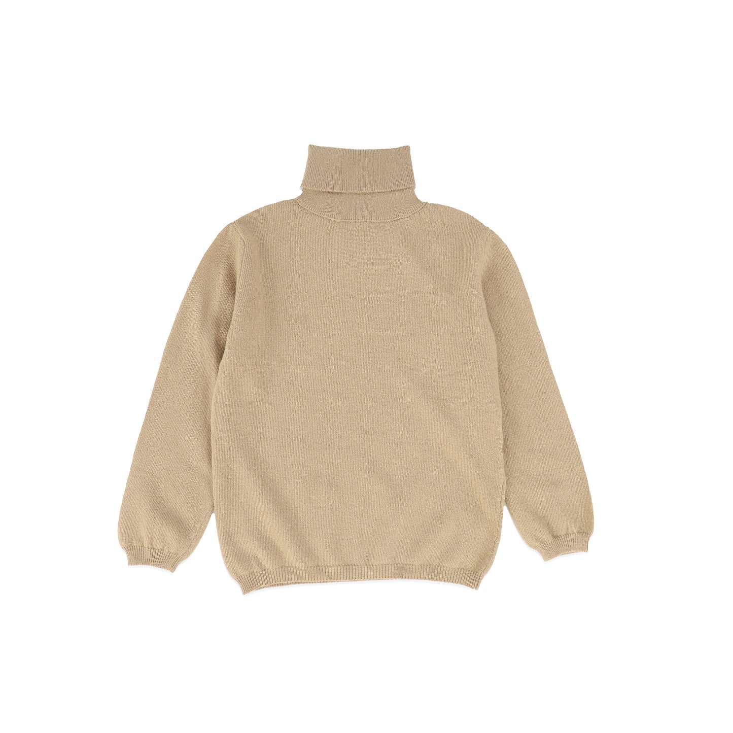 BE FOR ALL BROWN KNIT TURTLENECK SWEATER