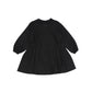 BE FOR ALL BLACK GATHERED COLLAR DRESS