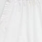 BE FOR ALL WHITE RUFFLE TRIM SKIRT [FINAL SALE]