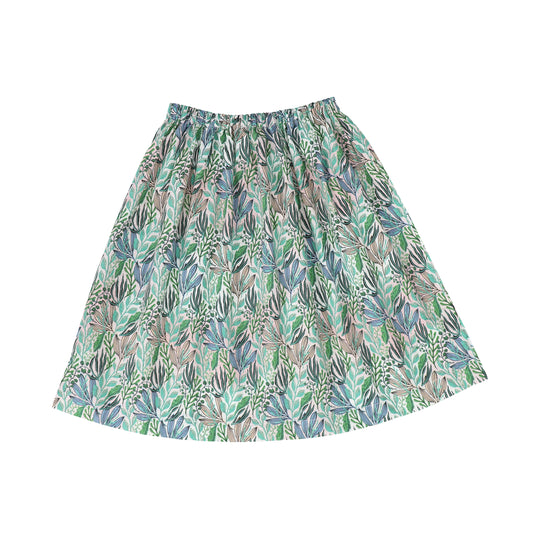 BE FOR ALL PRINTED FLORAL FLARE SKIRT