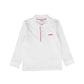 HUGO WHITE LONG SLEEVE POLO [Final Sale]