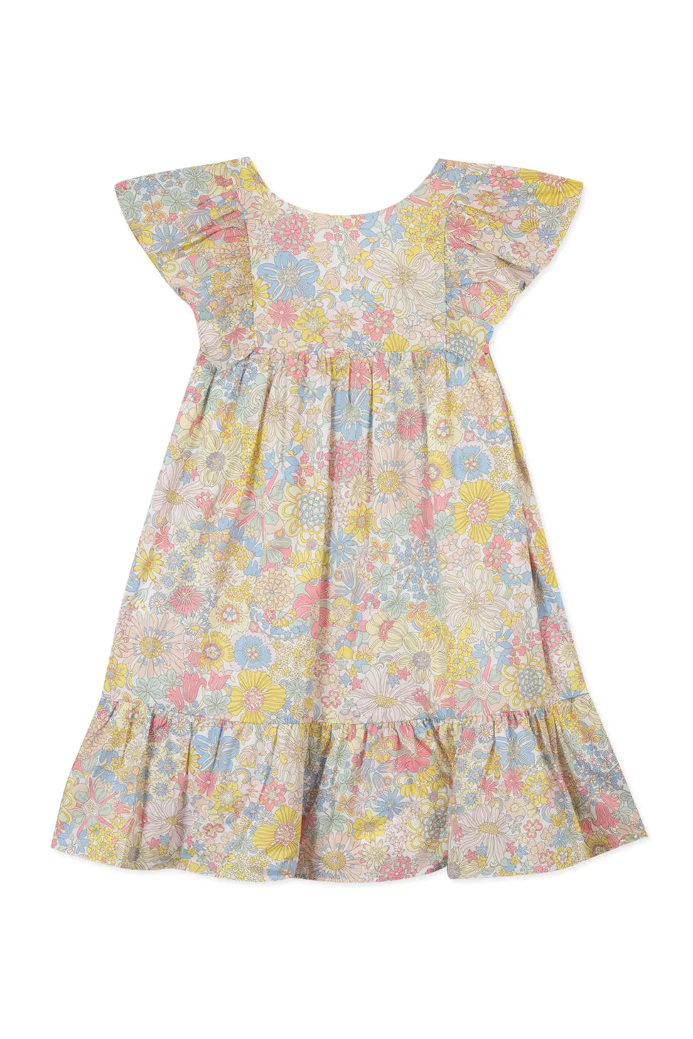 TARTINE ET CHOCOLAT SUMMER FLORAL RUFFLE DRESS [FINAL SALE]