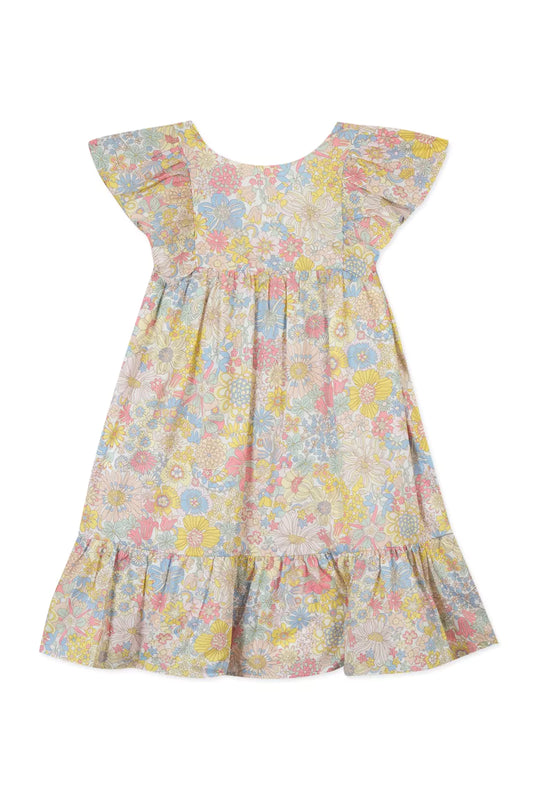 TARTINE ET CHOCOLAT SUMMER FLORAL RUFFLE DRESS [FINAL SALE]