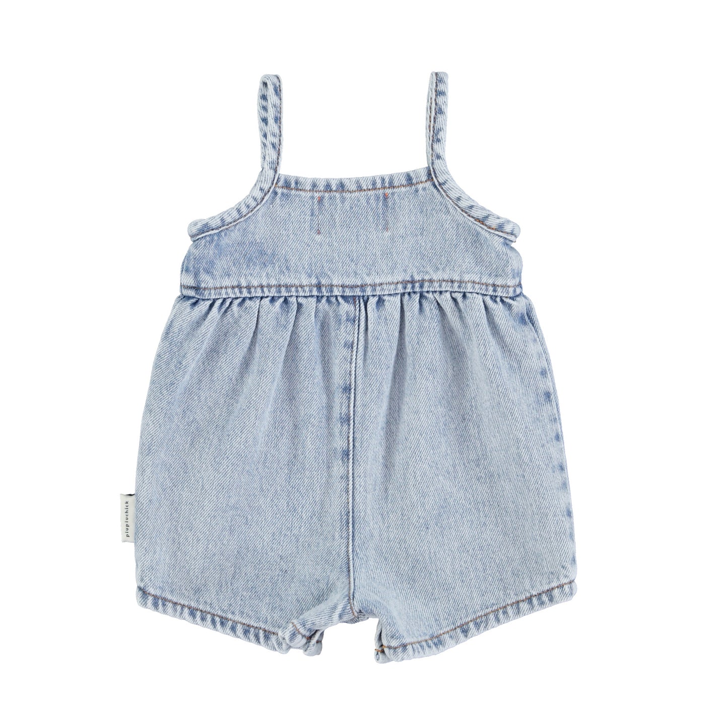 PIUPIUCHICK BLUE DENIM WASH OVERALLS