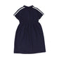 BACE COLLECTION NAVY PIQUE VARSITY SS DRESS [FINAL SALE]