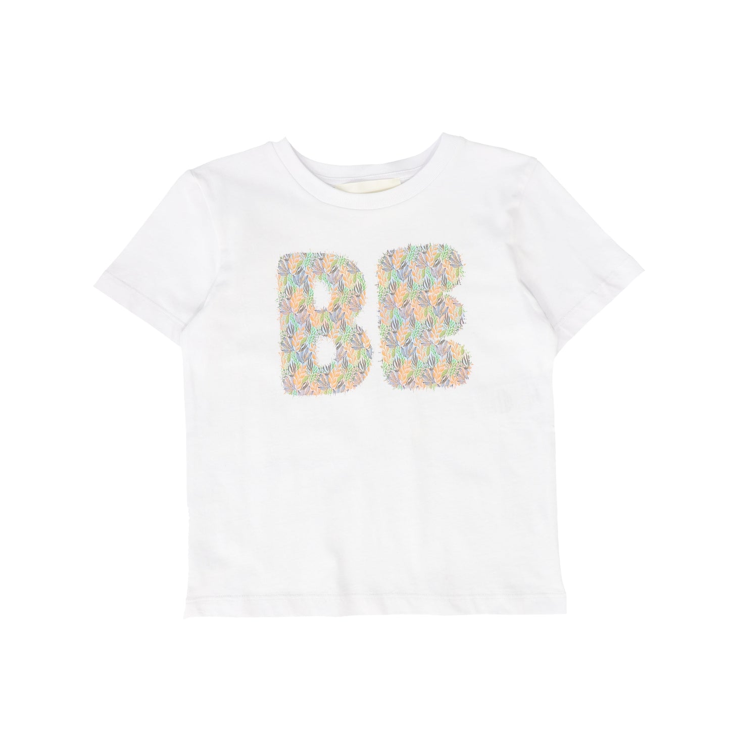 BE FOR ALL PRINTED FLORAL LOGO TEE