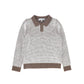 BACE COLLECTION BEIGE BUBBLE KNIT SWEATER