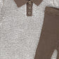 BACE COLLECTION BEIGE BUBBLE KNIT SWEATER SET