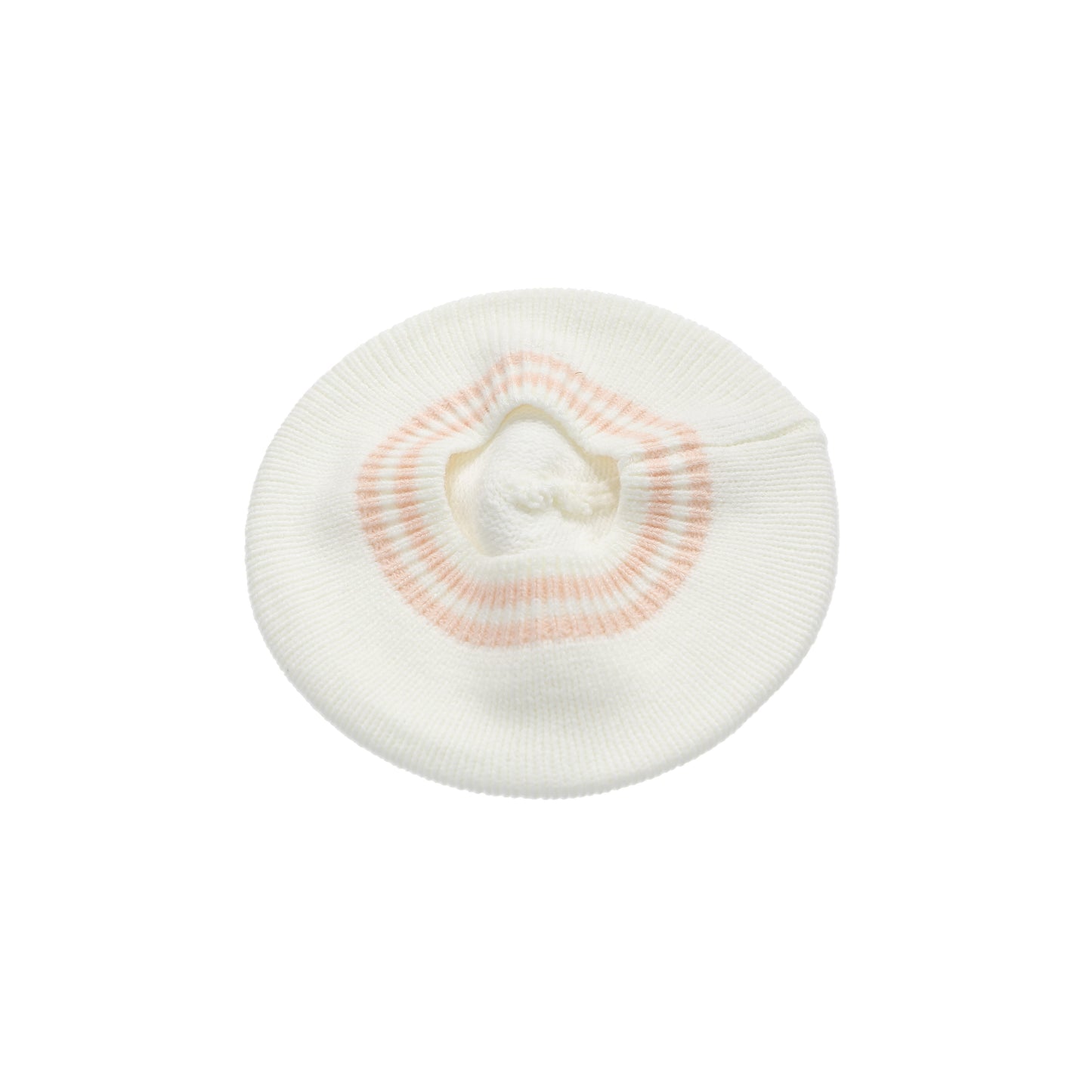 LE ENFANT IVORY TRIM KNIT BERET [FINAL SALE]