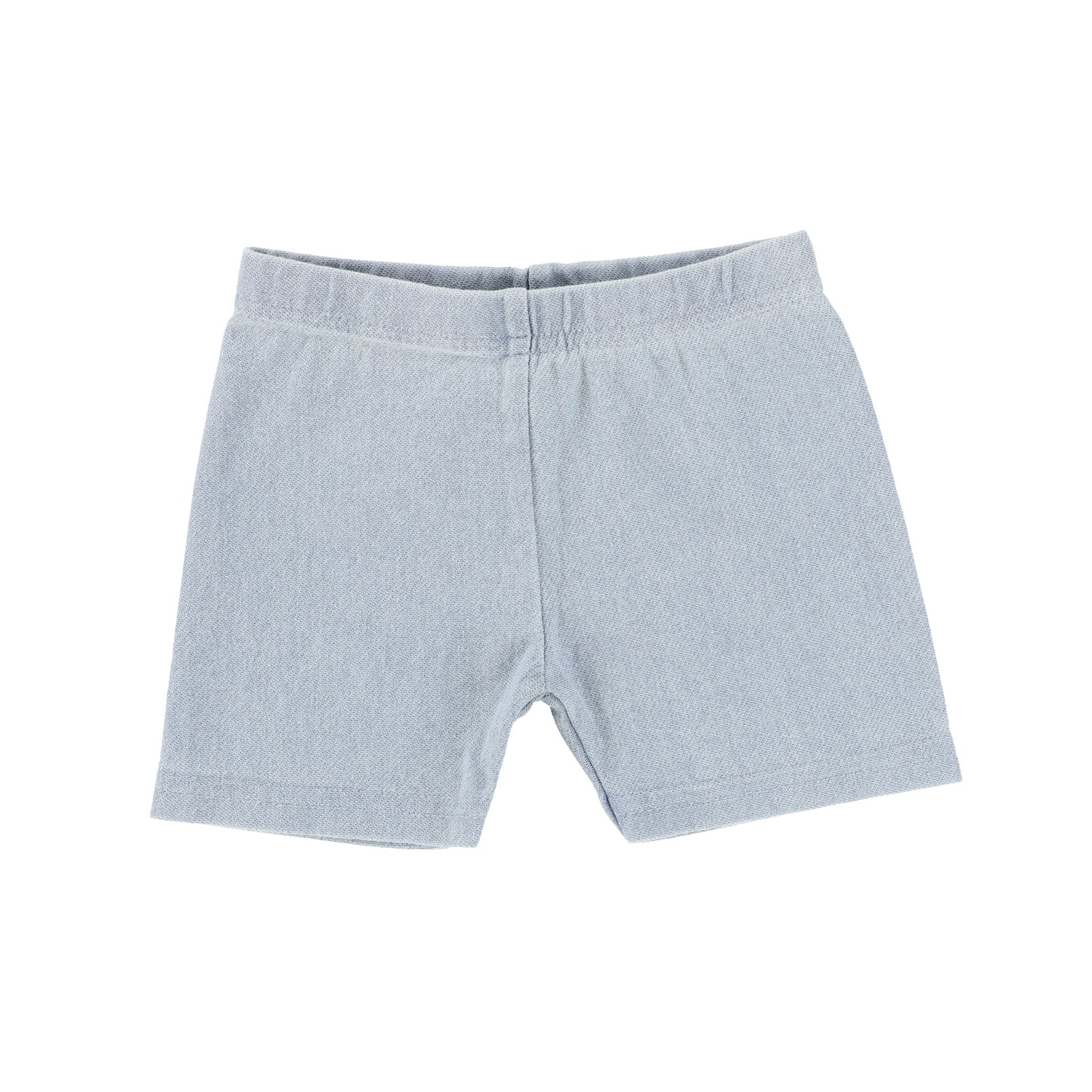 LIL LEGS CHAMBRAY BIKER SHORTS