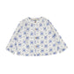 BIRINIT PETIT BLUE FLOWER PRINT BUTTON SHIRT [FINAL SALE]