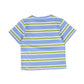 BIRINIT PETIT BLUE & GREEN STRIPED TEE [FINAL SALE]