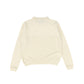 BIRINIT PETIT IVORY KNIT DESIGN COLLAR SWEATER [Final Sale]