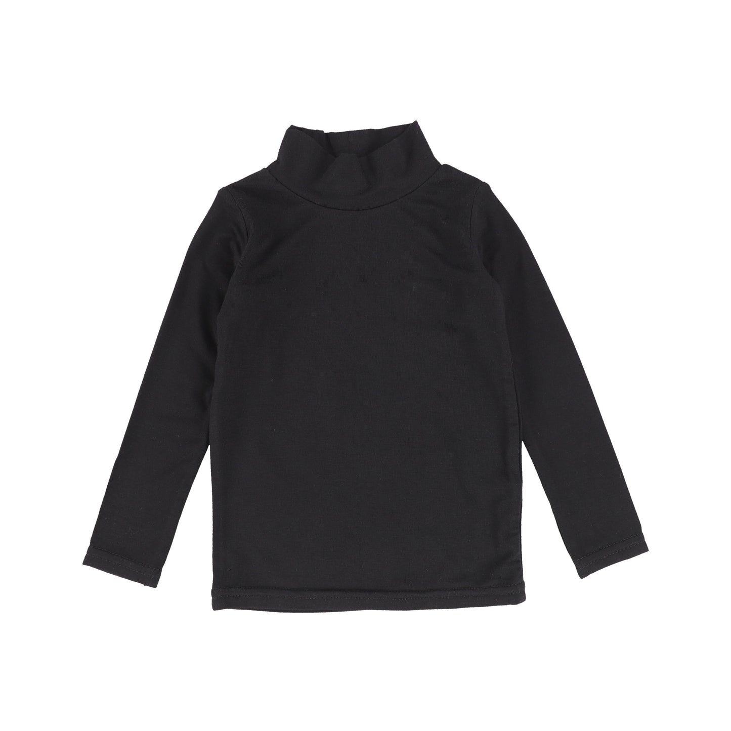 LIL LEGS BLACK BAMBOO MOCK NECK [FINAL SALE]