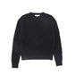 BACE COLLECTION BLACK CHECKED BUBBLE KNIT SWEATER