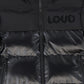 LOUD BLACK LOGO PUFFER COAT