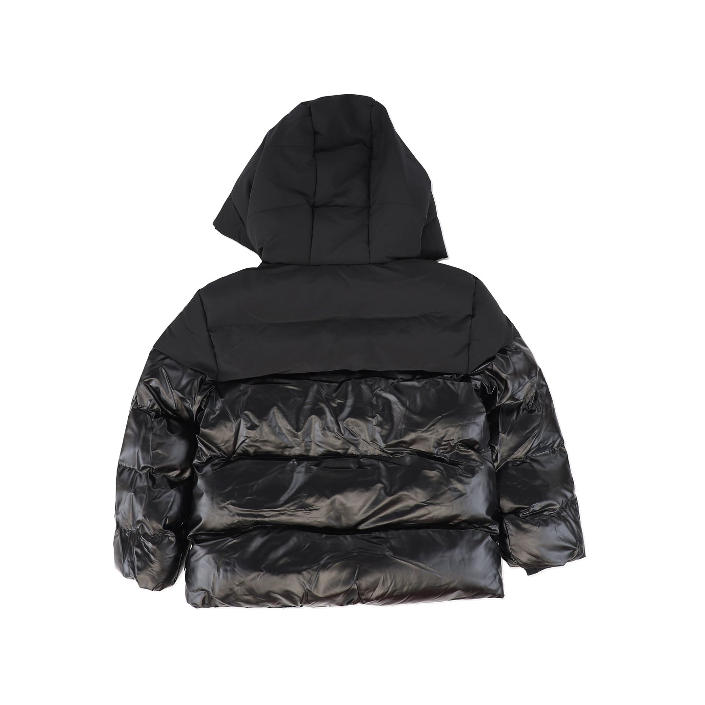 LOUD BLACK LOGO PUFFER COAT