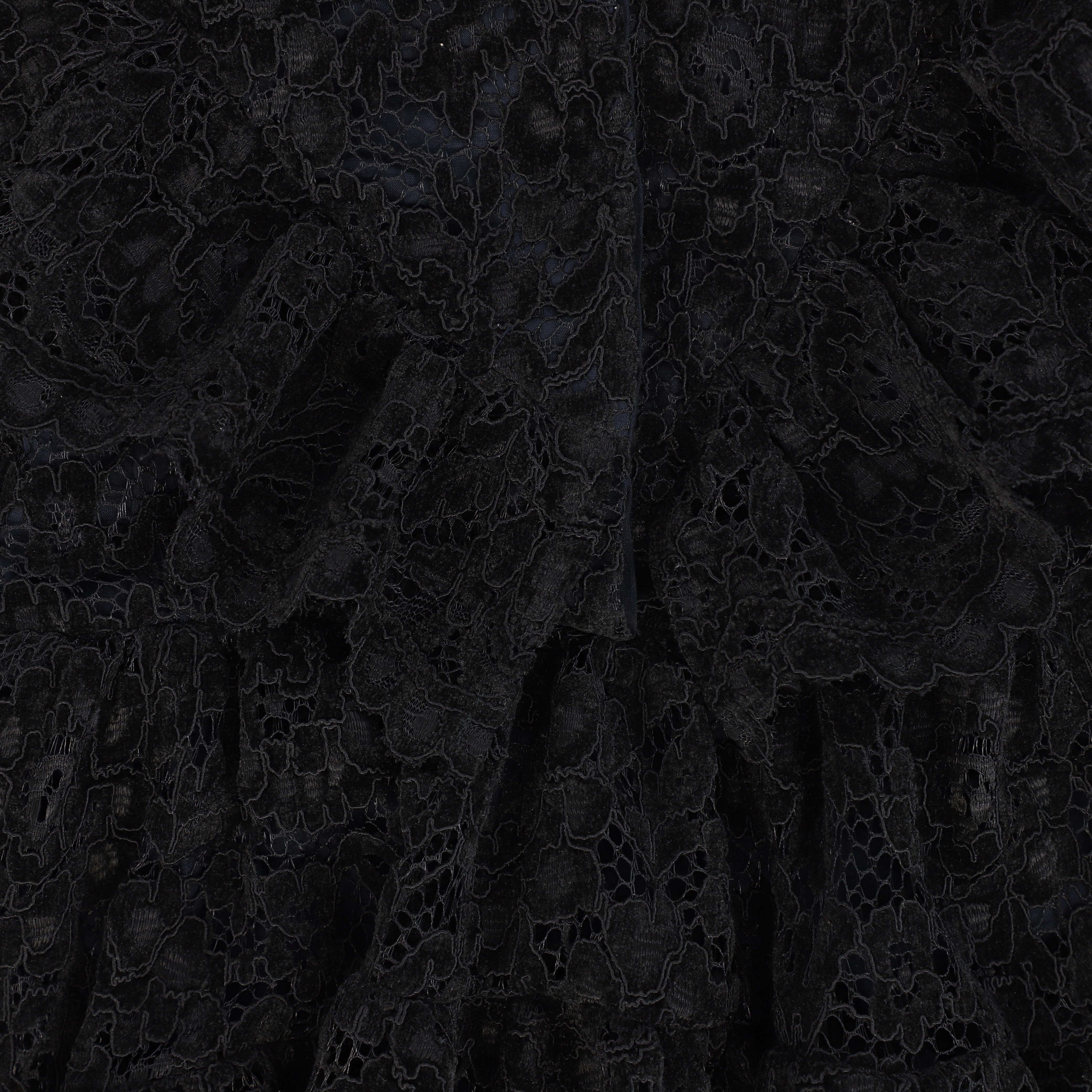 MUMMYMOON BLACK VELVET LACE MAXI DRESS [FINAL SALE] – Luibelle