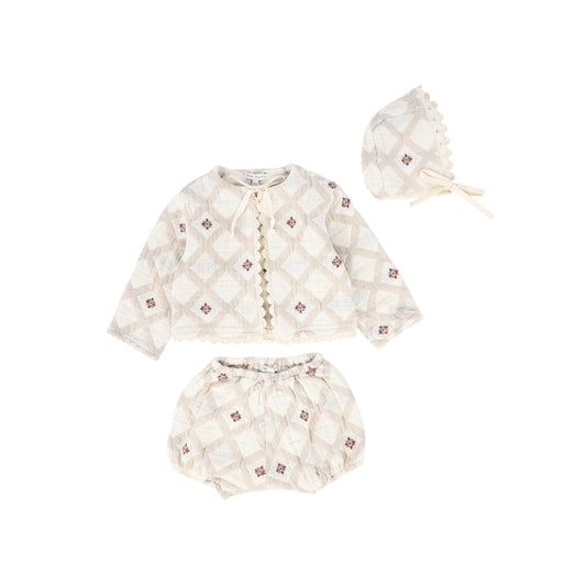 BEBE ORGANIC NATURAL PATCHWORK SET [FINAL SALE]