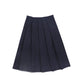 BACE COLLECTION BLUE DENIM FLAIR PLEAT SKIRT