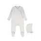 BEBE JOLEE CLOUDY BLUE WRAP STITCH FOOTIE