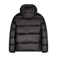 SCOTCH BONNET BLACK/GREEN PUFFER COAT