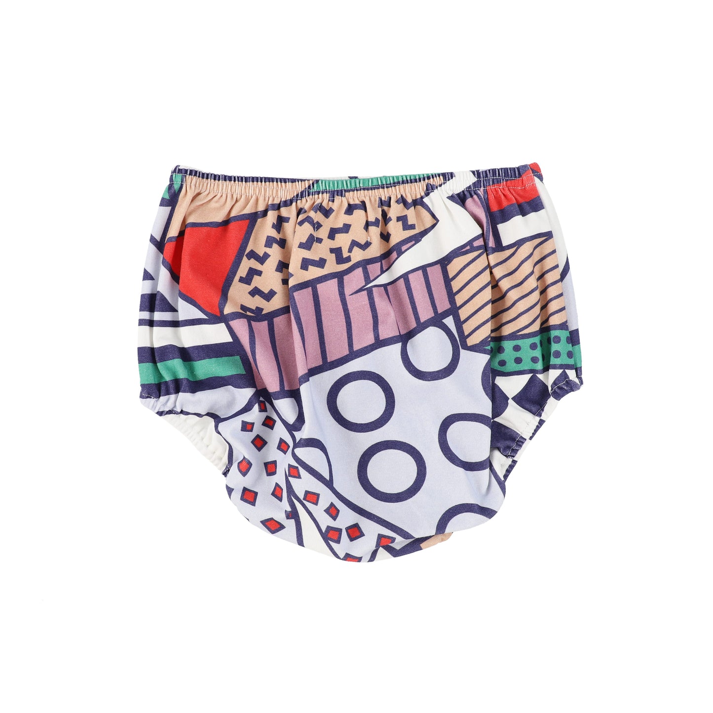 BAMBOO MULTI COLORED ABSTRACT PRINT BLOOMER [FINAL SALE]