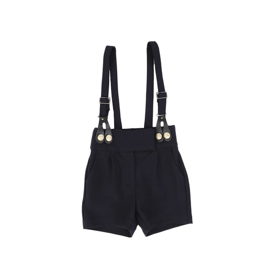 Bace Collection Navy Button Detail Shorts [FINAL SALE]