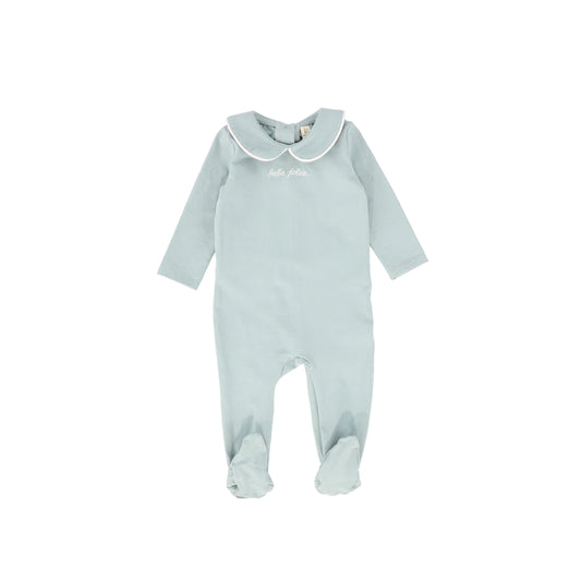 Bebe Jolee Sage Worded Footie [FINAL SALE]