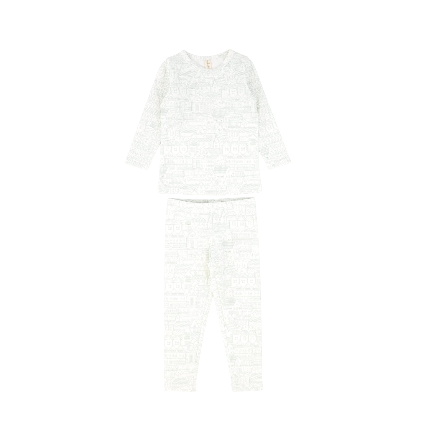 Bebe Jolee Sage Toile Print Sleepwear Set [FINAL SALE]