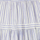 BAMBOO WHITE/BLUE STRIPE MAXI SKIRT