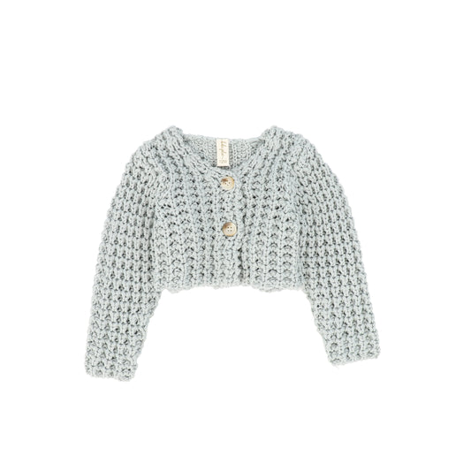 Bebe Jolee Sage Chunky Knit Cardigan