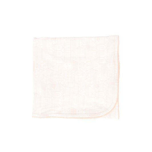 Bebe Jolee Peach Toile Printed Blanket [FINAL SALE]