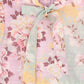 FRANCESCA GUILIANO PINK PASTEL FLORAL PUFF SLEEVE DRESS