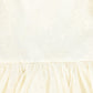 FRANCESCA GUILIANO CREAM EMBROIDERED HIGH WAISTED GOWN