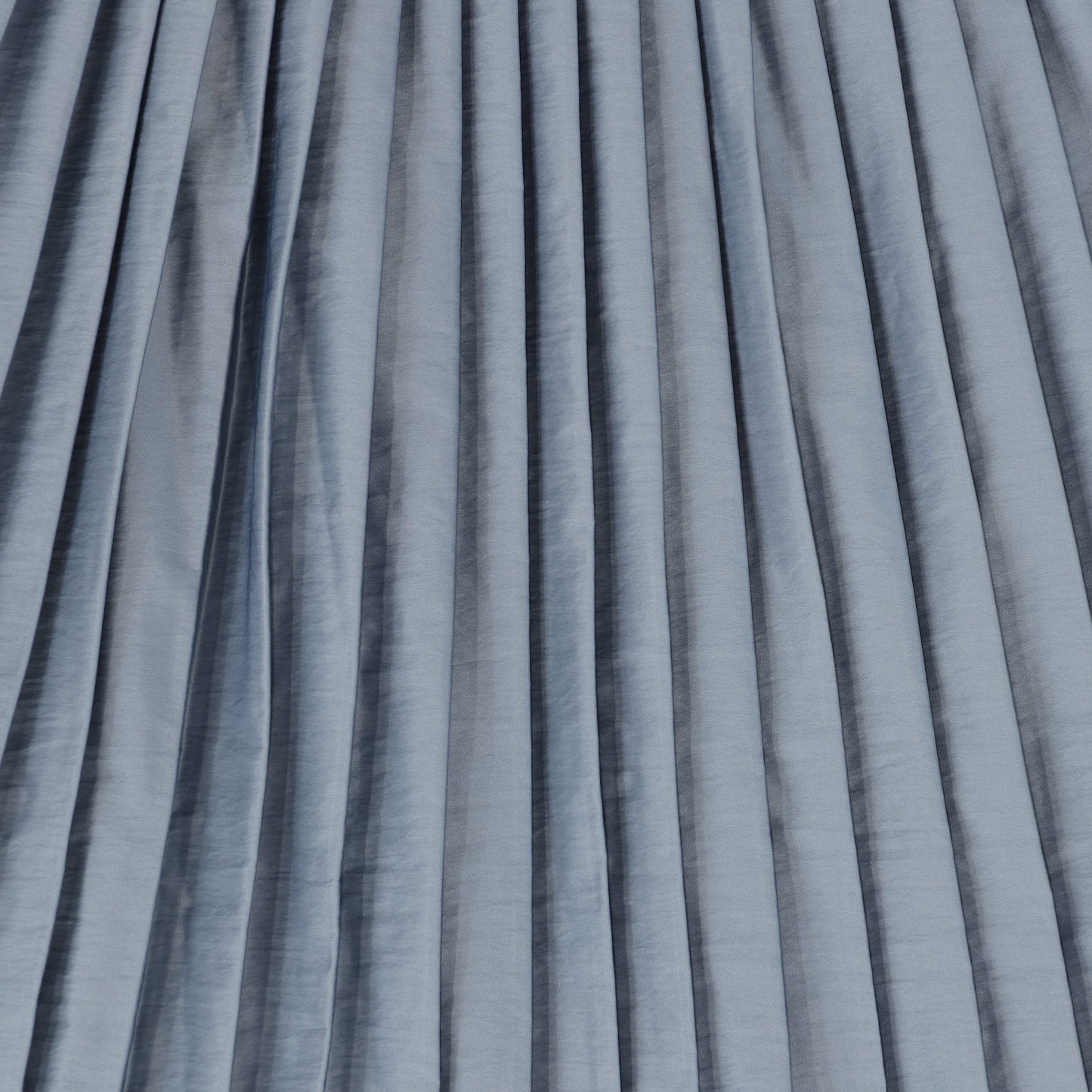 FRANCESCA GUILIANO DUSTY BLUE TAFFETA PLEATED SKIRT