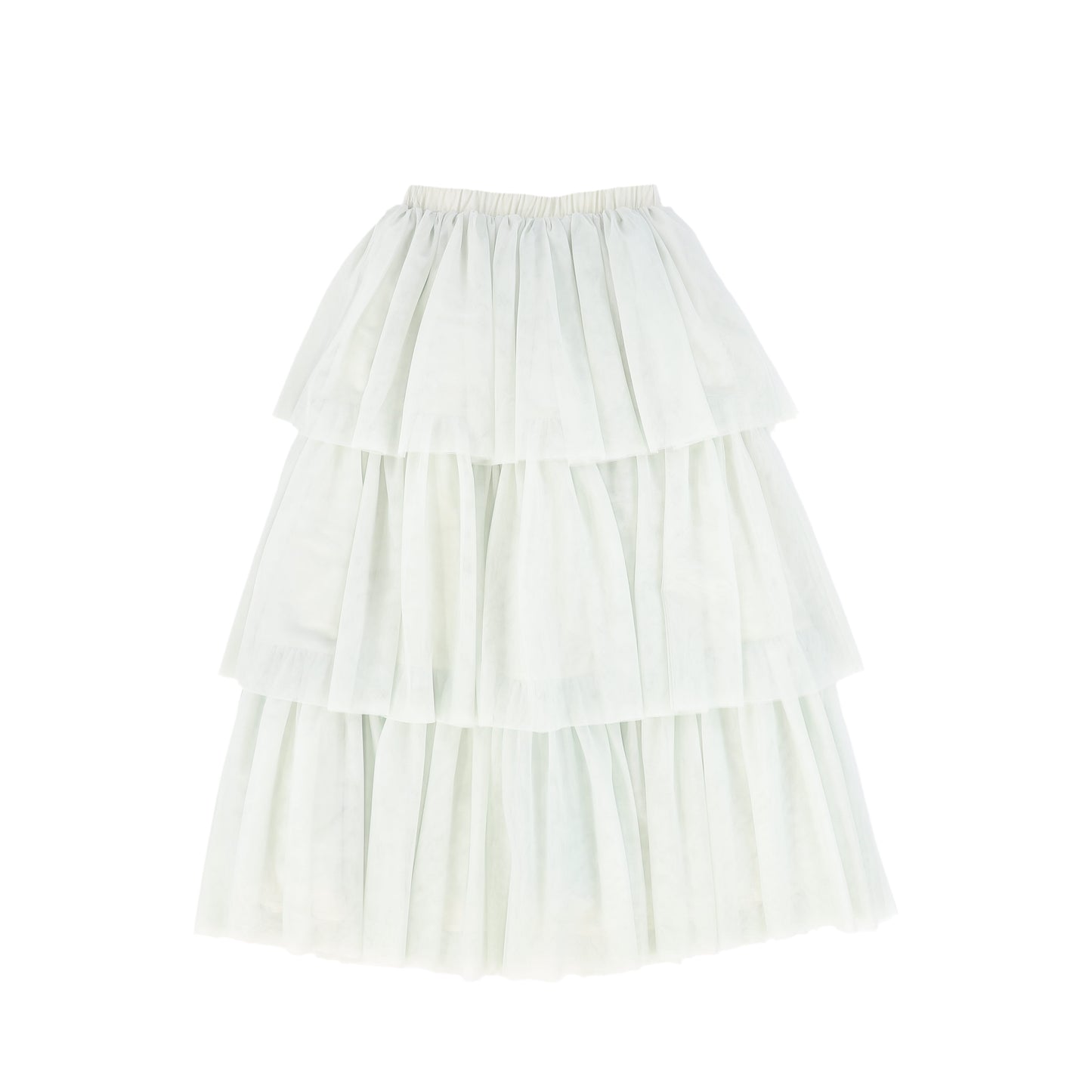 FRANCESCA GUILIANO MINT GREEN TULLE LAYERED SKIRT