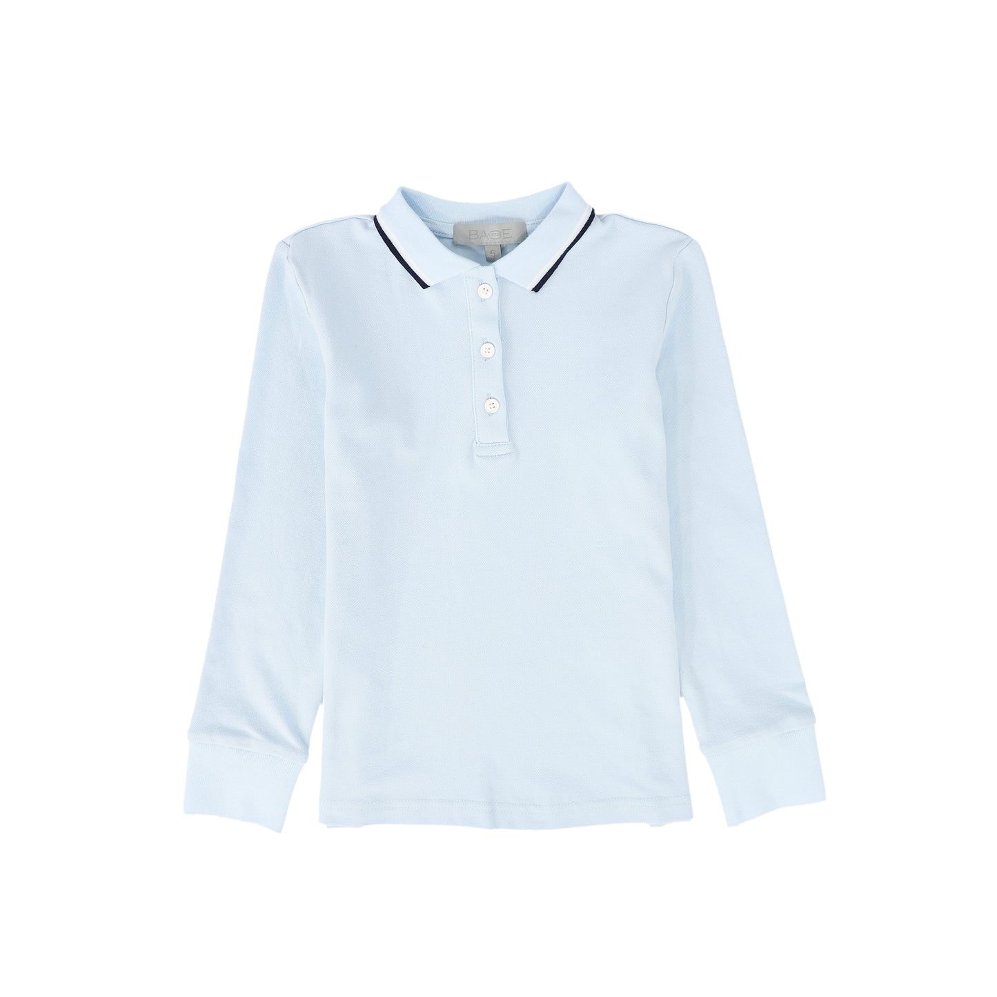 BACE COLLECTION LIGHT BLUE TRIM COLLAR POLO [FINAL SALE]