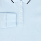 BACE COLLECTION LIGHT BLUE TRIM COLLAR POLO [FINAL SALE]