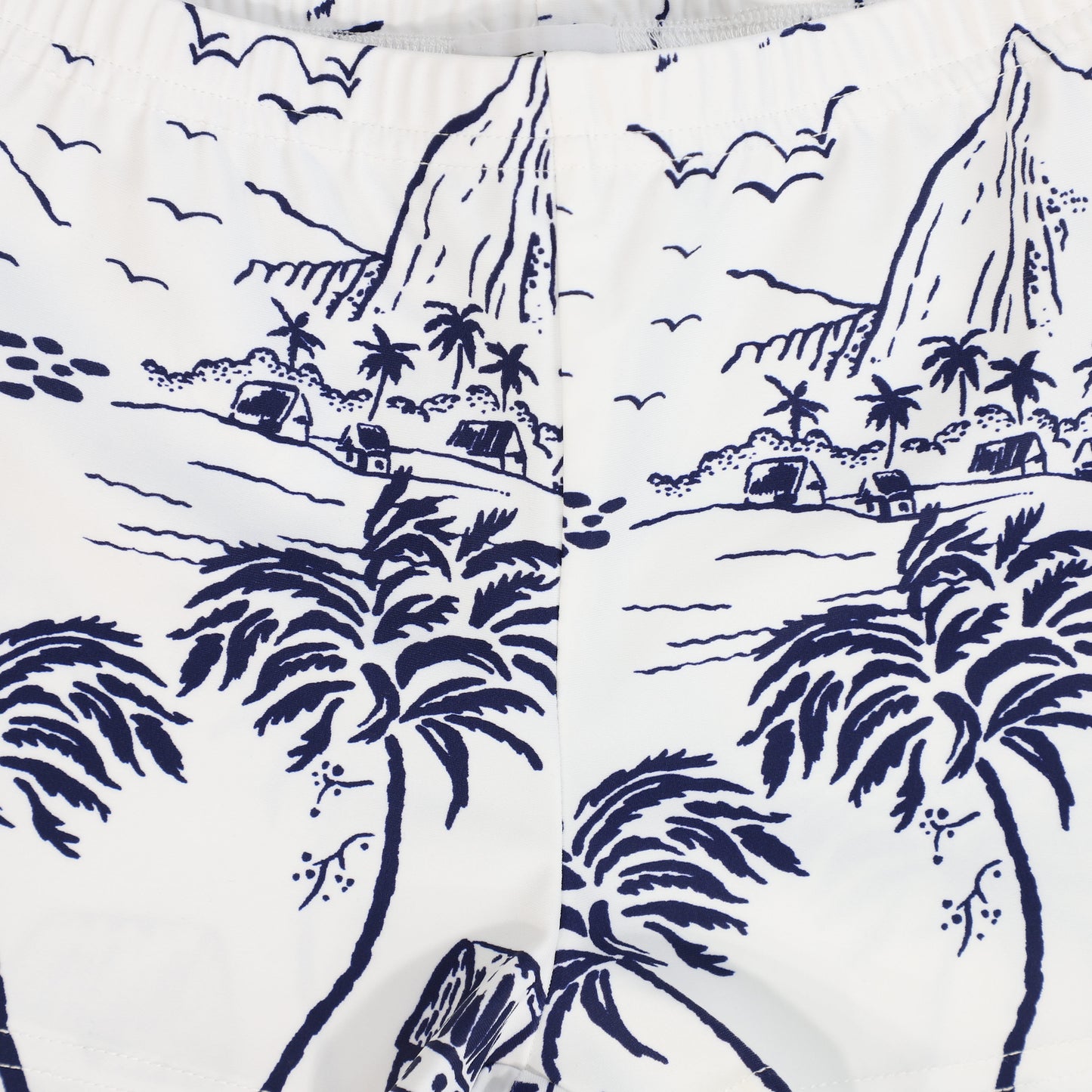 WATER CLUB NAVY TOILE PRINT SWIM SHORTS