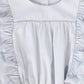 VALENTINA LIGHT BLUE RUFFLE TRIM DRESS [FINAL SALE]