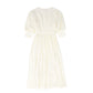 VALENTINA BIEGE WAISTED BUTTON FRONT DRESS [FINAL SALE]