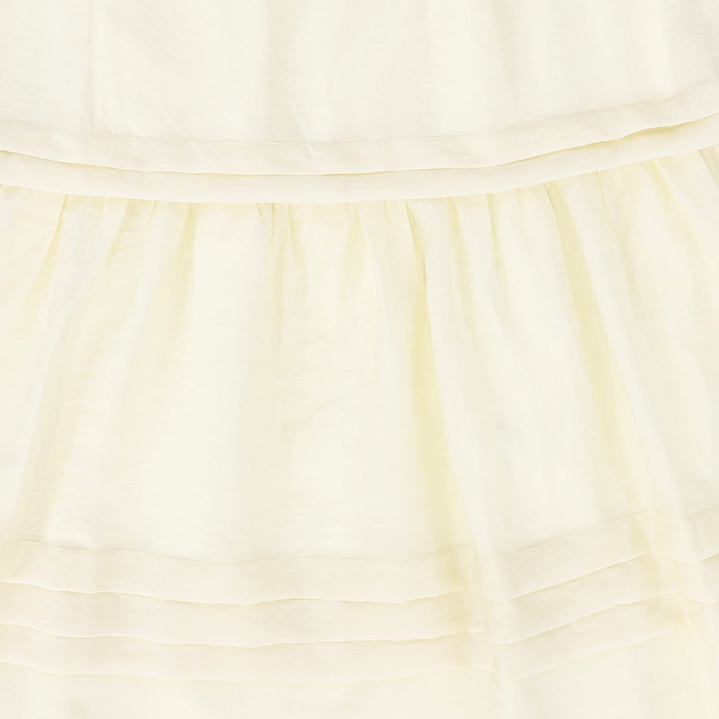 VALENTINA LEMON LAYERED TRIM MAXI SKIRT