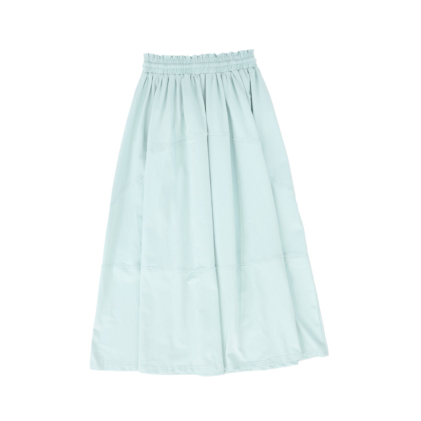 VALENTINA LIGHT BLUE TIE WAISTED MAXI SKIRT