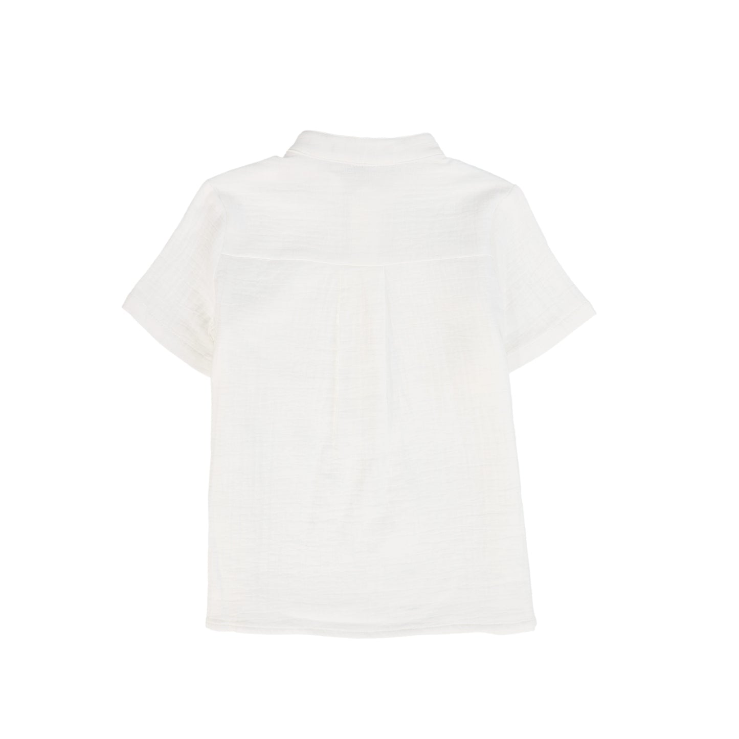 BACE COLLECTION WHITE SHORT SLEEVE POCKET BLOUSE