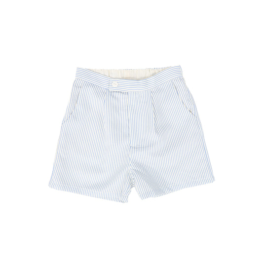 LE BOURDON BLUE SEERSUCKER SHORTS