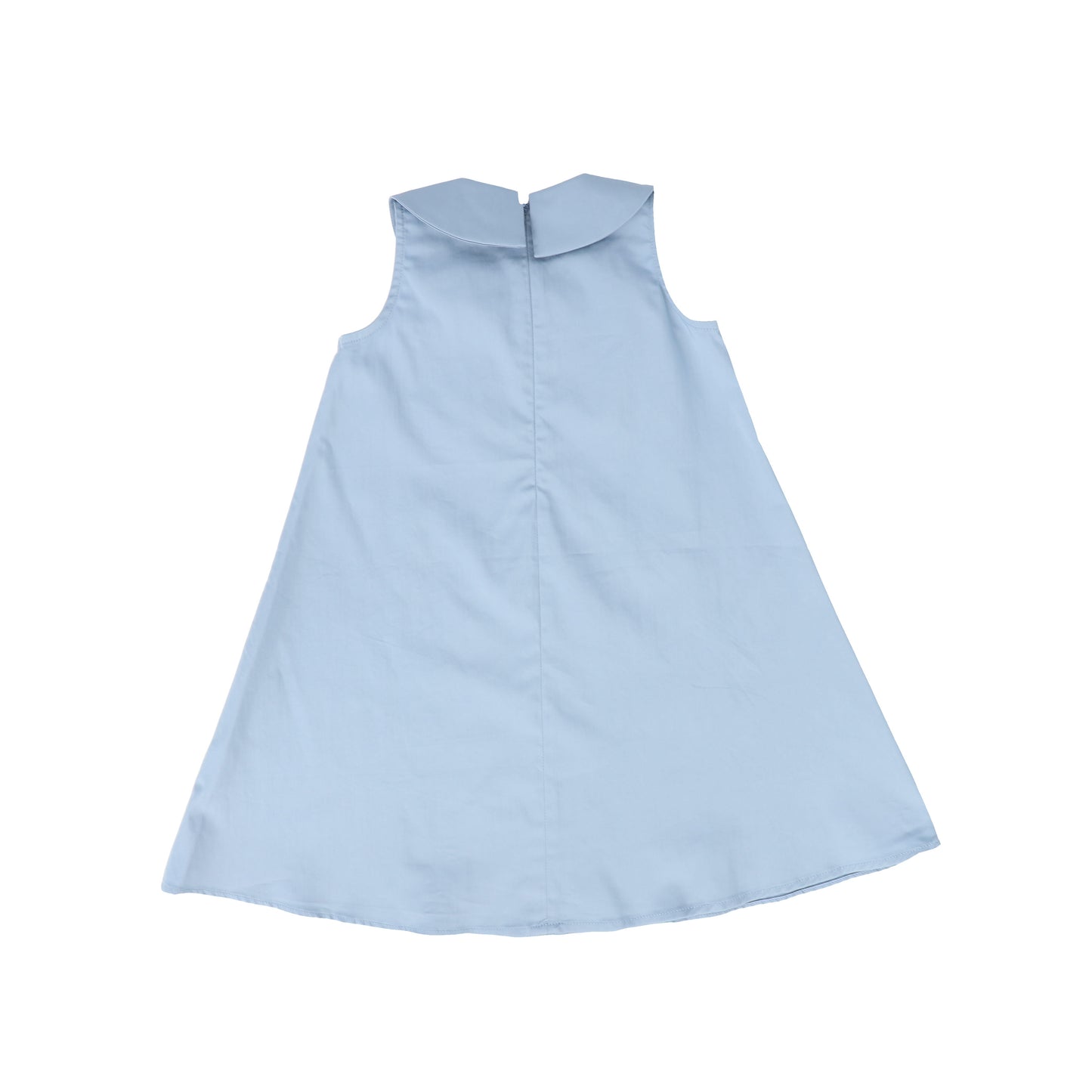 BACE COLLECTION BLUE POPLIN PETER PAN COLLAR  DRESS