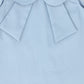 BACE COLLECTION BLUE POPLIN PETER PAN BLOUSE