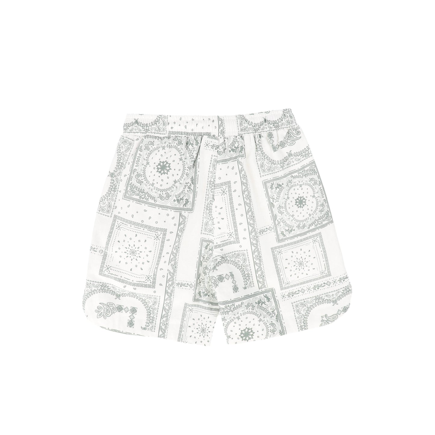 BACE COLLECTION SAGE PAISELY HANDKERCHIEF PRINT SHORTS